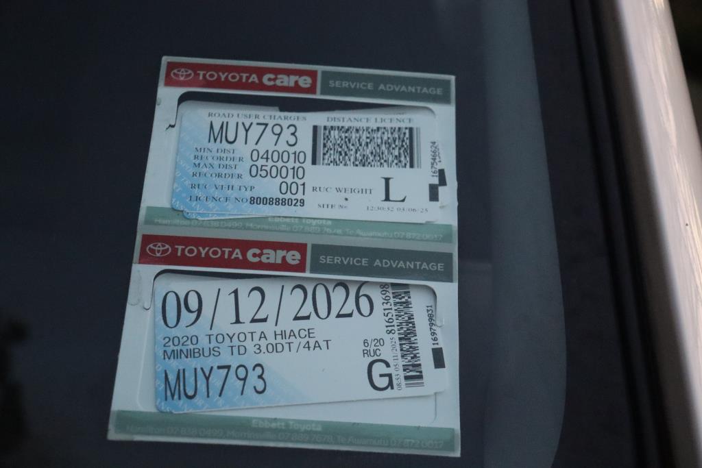 Toyota Hiace MINIBUS 2020 for sale in Auckland